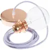 Image de Creative Cables Lampe Suspendue Pendel Pour Abat-jour Rz07 Zigzag 50 Cm