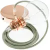 Image de Creative Cables Lampe Suspendue Pendel Pour Abat-jour Rd72 Zigzag Diy 50 Cm