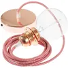 Image de Creative Cables Lampe Suspendue Pendel Pour Abat-jour Rz09 Zigzag Diy 50 Cm