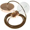 Image de Creative Cables Lampe Suspendue Pendel Pour Abat-jour Rz23 Zigzag 50 Cm