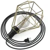Image de Creative Cables Lampe De Table Serpent-lampe à Brancher Avec Abat-jour Cage En Diamant Et Prise à 2 Broches One Size