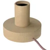 Image de Creative Cables Posaluce Petite Lampe De Table En Bois Avec Prise 2 Pôles One Size