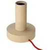 Image de Creative Cables Grande Lampe De Table En Bois Posaluce Avec Prise Bipolaire One Size