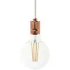 Image de Creative Cables Suspension Luminaire Textile Knurled Aluminum 1.2 M