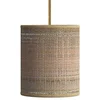 Image de Creative Cables Suspension Luminaire Textile Raffia Cylinder 1.2 M One Size