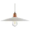 Image de Creative Cables Lampe Suspendue Avec Ampoule Textile Plate 1.2 M