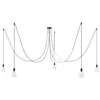 Image de Creative Cables Suspension Luminaire Spider 5 Falls With Light Bulb