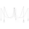 Image de Creative Cables Suspension Luminaire Spider 5 Falls With Light Bulb