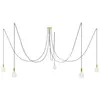 Image de Creative Cables Suspension Luminaire Spider 5 Falls With Light Bulb
