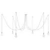 Image de Creative Cables Suspension Luminaire Spider 6 Falls With Light Bulb