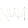 Image de Creative Cables Suspension Luminaire Spider 6 Falls With Light Bulb