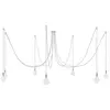 Image de Creative Cables Suspension Luminaire Spider 7 Falls With Light Bulb