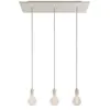 Image de Creative Cables Suspension Luminaire Rose-one Xxl 3 Falls With Light Bulb