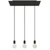 Image de Creative Cables Suspension Luminaire Rose-one Xxl 3 Falls With Light Bulb