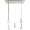 Image de Creative Cables Suspension Luminaire Rose-one Xxl 5 Falls With Light Bulb