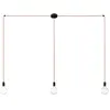 Image de Creative Cables Suspension Luminaire Spider 3 Falls With Bulbs