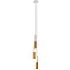 Image de Creative Cables Suspension Luminaire Multiple Tub-e14 3 Falls With Bulbs