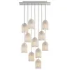 Image de Creative Cables Suspension Luminaire Rose-one Xxl Ghostbell 11 Falls With Light Bulb