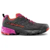 Image de La Sportiva - Akyra II Woman - Chaussures trail femme Carbon / Cherry Tomato - 39.5