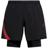 Image de La Sportiva - Flow 5" Short M - Short trail homme Black / Yellow - S - Short