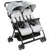 Image de Chicco OHlalà Poussette Double Tandem, Légère Inclinable et Pliable, pour Jumeaux dès la Naissance jusqu’à 15 kg, Fermeture Compacte, Housse de Pluie Incluse, Capote Extensible   Gris en occasion ou reconditionné