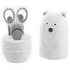Image de - Manucure Set Polar Bear blanc / noir - 4 pièces