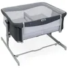 Image de Chicco Next2Me Twins, Berceau Bébé Cododo pour Jumeaux, 2 Matelas, Rail Ouvrable à Une Main, 11 Niveaux de Hauteur, Barrière de Séparation avec Inserts en Filet, Berceau Double, 0-6 Mois en occasion ou reconditionné