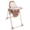Image de Chicco Polly Armonia Chaise Haute Bebé Évolutive, pour Enfants de 0 Mois à 40 kg, 9 Niveaux de Hauteur, 3 Positions d'Inclinaison, Repose-Pieds Réglables, Pliage compact, 4 Roues, Rouge en occasion ou reconditionné