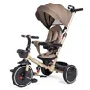 Image de Chicco Jeu Tricycle 4 en 1, tricycle évolutif de 6 mois à 4 ans, accompagne la croissance de l’enfant, capote amovible, roues en caoutchouc EVA, poignée télescopique, facile à plier, pédales libres en occasion ou reconditionné