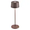 Image de Zafferano, Lampe Olivia Pro, Lampe de Table Portable et Rechargeable avec Contrôle Tactile, Convient pour Salon et Extérieur, Dimmer 2200-3000 K, Hauteur 35 cm, Couleur Corten en occasion ou reconditionné