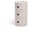 Image de Kartell Componibili Bio, Meuble Conteneur 3 éléments, Crème en occasion ou reconditionné