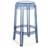 Image de Kartell Charles Ghost, Lot de 2 tabourets, H 65 cm, Bleu poudré en occasion ou reconditionné