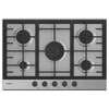 Image de ROSIERES Plaque gaz RHG75WC5X, largeur 75 cm, 5 foyers, Thermocouple