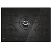 Image de CVG74WTB Noir Encastrable 75 cm Gaz 5 Brûleurs