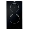 Image de Candy CI32CBB Plaque à induction Domino, 2 zones, 30 cm, 9 niveaux de puissance, 3,5 kW, commandes centrales, indicateur de chaleur, verrouillage enfant, alerte surchauffe et déversement, noir en occasion ou reconditionné