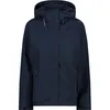 Image de CMP - Woman Rain Jacket Zip Hood With Ventilation - Veste imperméable femme Black Blue - M
