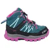 Image de CMP - Kids Rigel Mid WP - Chaussures randonnée enfant Lake / Pink Fluo - 32