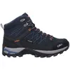 Image de CMP - Rigel Mid WP - Chaussures randonnée homme B.Blue / Flash Orange - 40