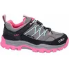 Image de CMP - Kids Rigel Low WP - Chaussures randonnée enfant Cemento / Pink Fluo - 37