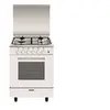 Image de Alpha GA660CVMWH - Cuisinière - pose libre - largeur : 60 cm - profondeur : 60 cm - hauteur : 89 cm - avec système auto-nettoyant - blanc