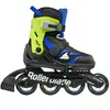 Image de Roller Enfant Rollerblade Microblade Noir/Bleu (Noir - 33-36.5)