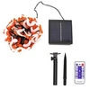 Image de Guirlande lumineuse solaire 50 LED forme d'abeille étanche
