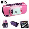 Image de Trousse à crayon BTS Bangtan Boys Rose 20x9x6.5cm