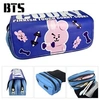 Image de Trousse à crayon BTS Bangtan Boys Bleu 20x9x6.5cm