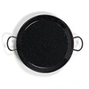 Image de La valenciana 10 cm, poêle à paella en acier émaillé noir, noir, 34 cm