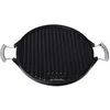 Image de Plancha Gaz Rectangulaire Fonte 2000W Noir 32x32cm