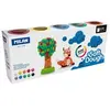 Image de 10 pots de Pâte à modeler souple Soft Dough couleurs basiques