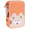 Image de Plumier double Animals Orange 19,5 x 13 x 5 cm