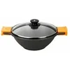 Image de Poêle Braisogona_A272028 Noir et Orange Métal Aluminium Ø 24 cm Ø 28 cm