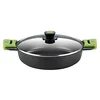 Image de BRA Prior | Faitout Bas 28 cm , Fonte D'Aluminium, avec Antiadhésif Innovations sans PFOA, avec Couvercle en Verre et Anses en Silicone Démontables, Tous Feux Dont Induction en occasion ou reconditionné